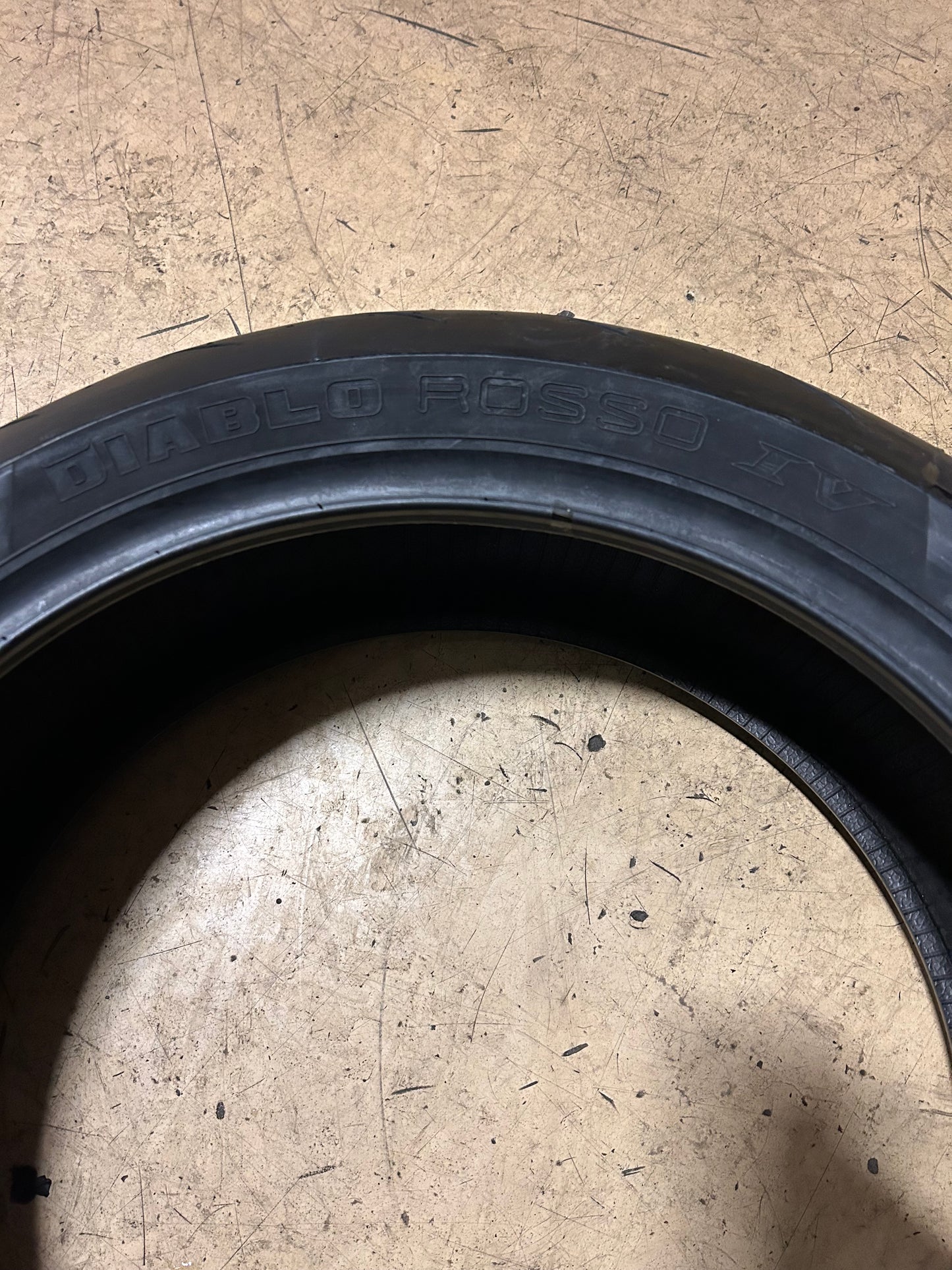 PIRELLI DIABLO ROSSO IV BSW 190 55 17 75W REAR MOTORCYCLE TIRE 3979600