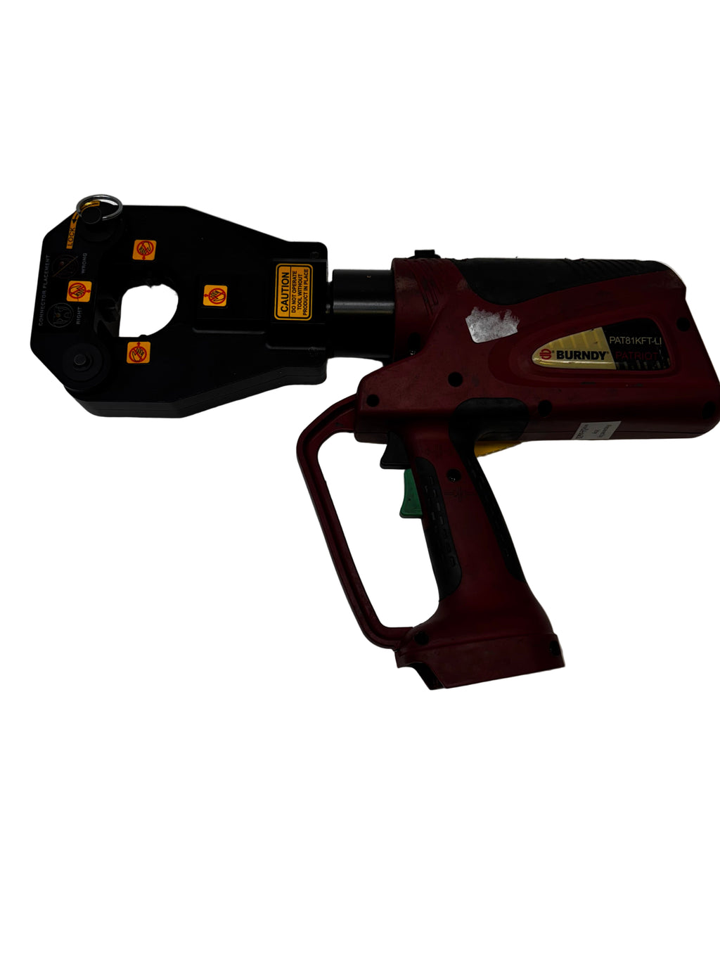 BURNDY PATRIOT HYDRAULIC CRIMPING TOOL PAT81KFTLI 4-POINT(R) LITHIUM-I