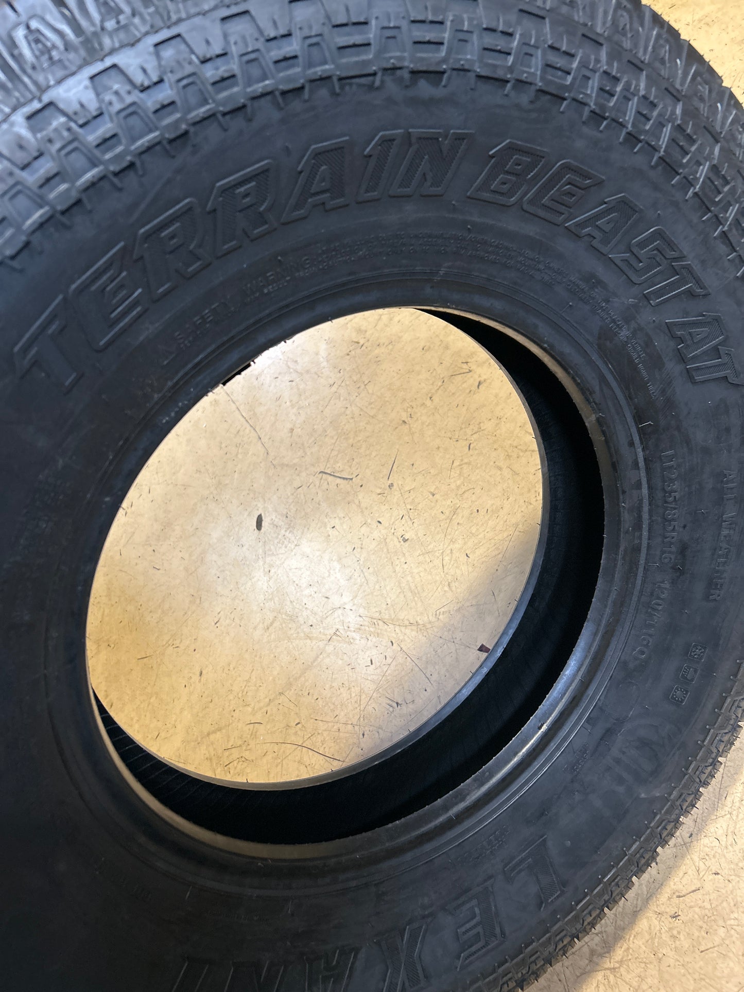 LEXANI TERRAIN BEAST AT LT235 85 16 120/116Q 10PLY ALL WEATHER TIRE LXSTAT1685020