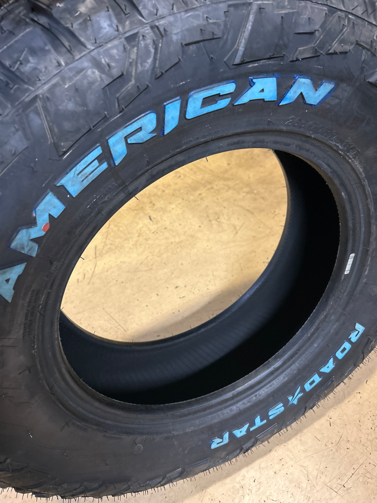 AMERICAN ROADSTAR R/T RWL P 265 70 17 115T RUGGED TIRE ARSRT09