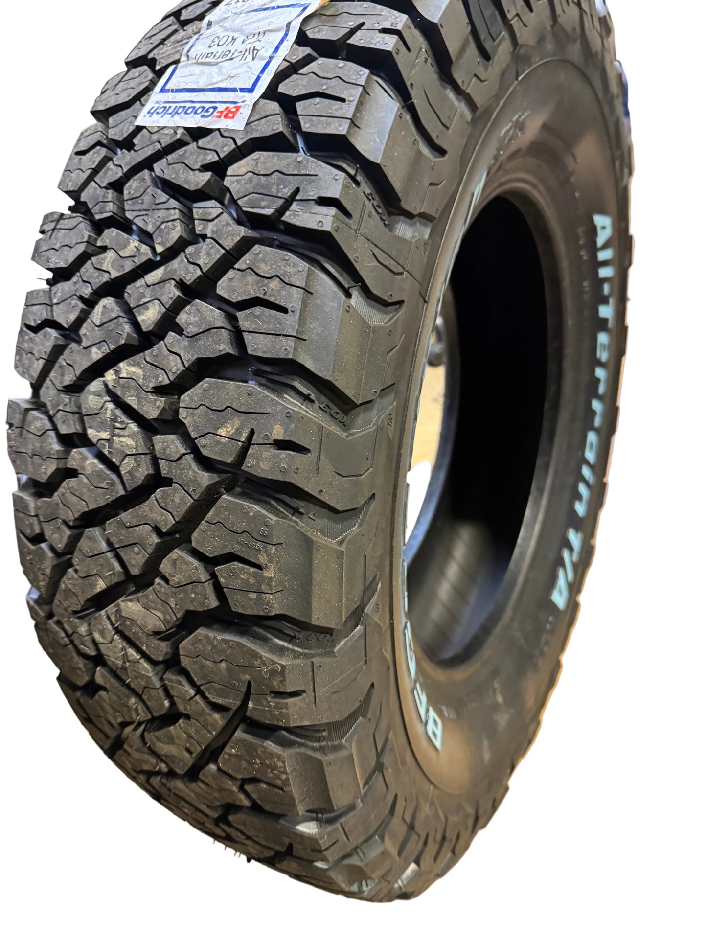 BFGOODRICH ALL TERRAIN KO3 RWL LT 245 75 17 121/118S 10PLY TIRE 25935