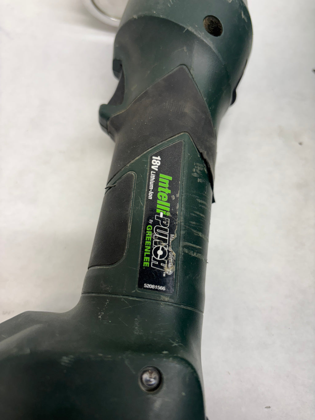 USED GREENLEE LS100X INTELLI-PUNCH 11-TON BATTERY-HYDRAULIC KNOCKOUT PUNCH KIT WITH SLUG-BUSTER