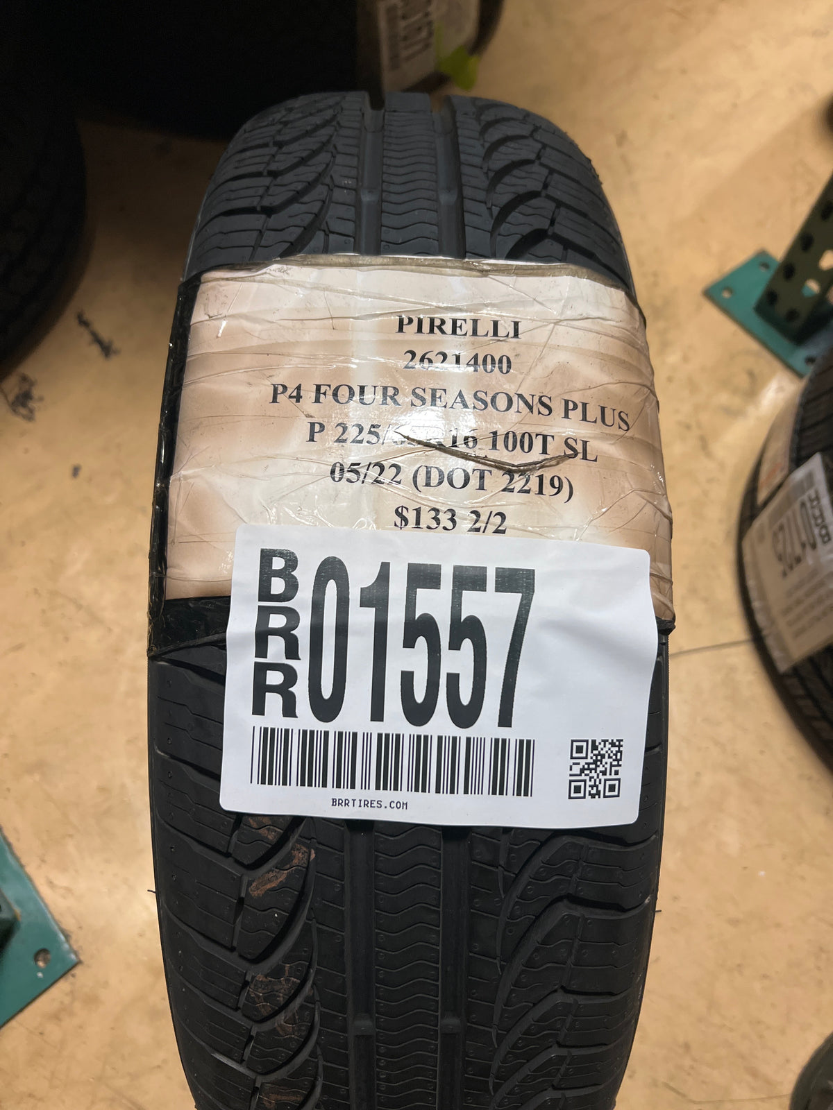 2 NOS PIRELLI P4 FOUR SEASONS PLUS P 225 65 16 100T SL ALL SEASON TIRES  2621400