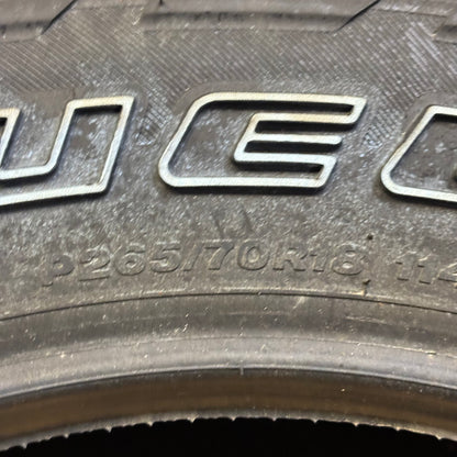 BRIDGESTONE DUELER AT REVO 3 WL 265 70 18 114T SL ALL TERRAIN TIRE 000040