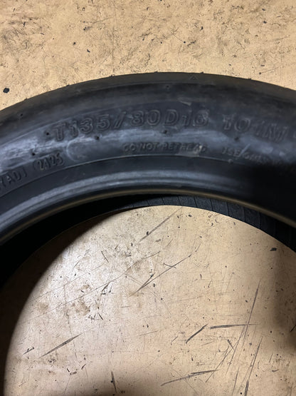 YOKOHAMA Y870 BSW T 135 80 16 101M SPARE TIRE 110187016