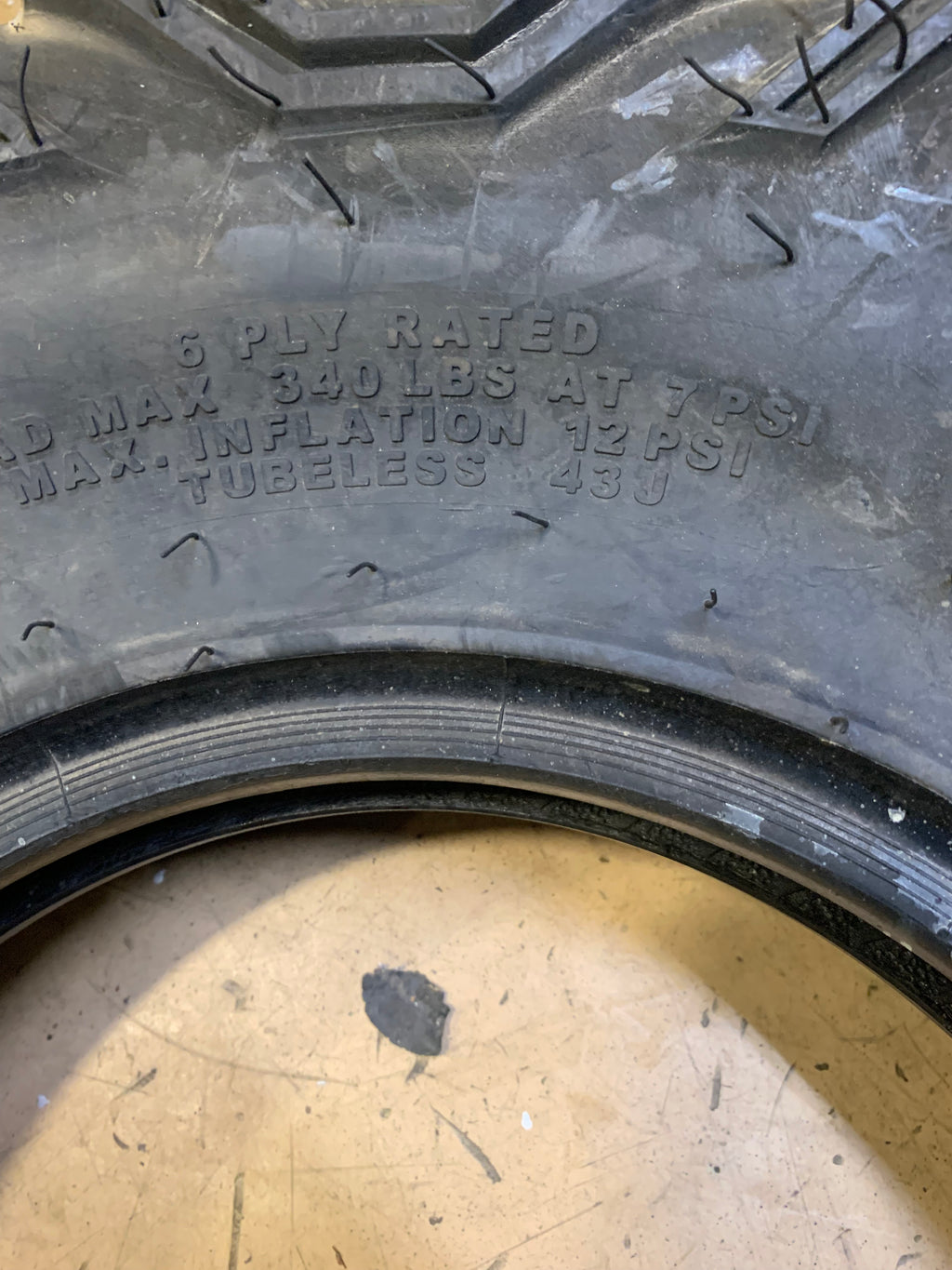 MASSFX SL506 BSW AT  25 8 12 43J 6PLY ATV/UTV TIRE QL25812