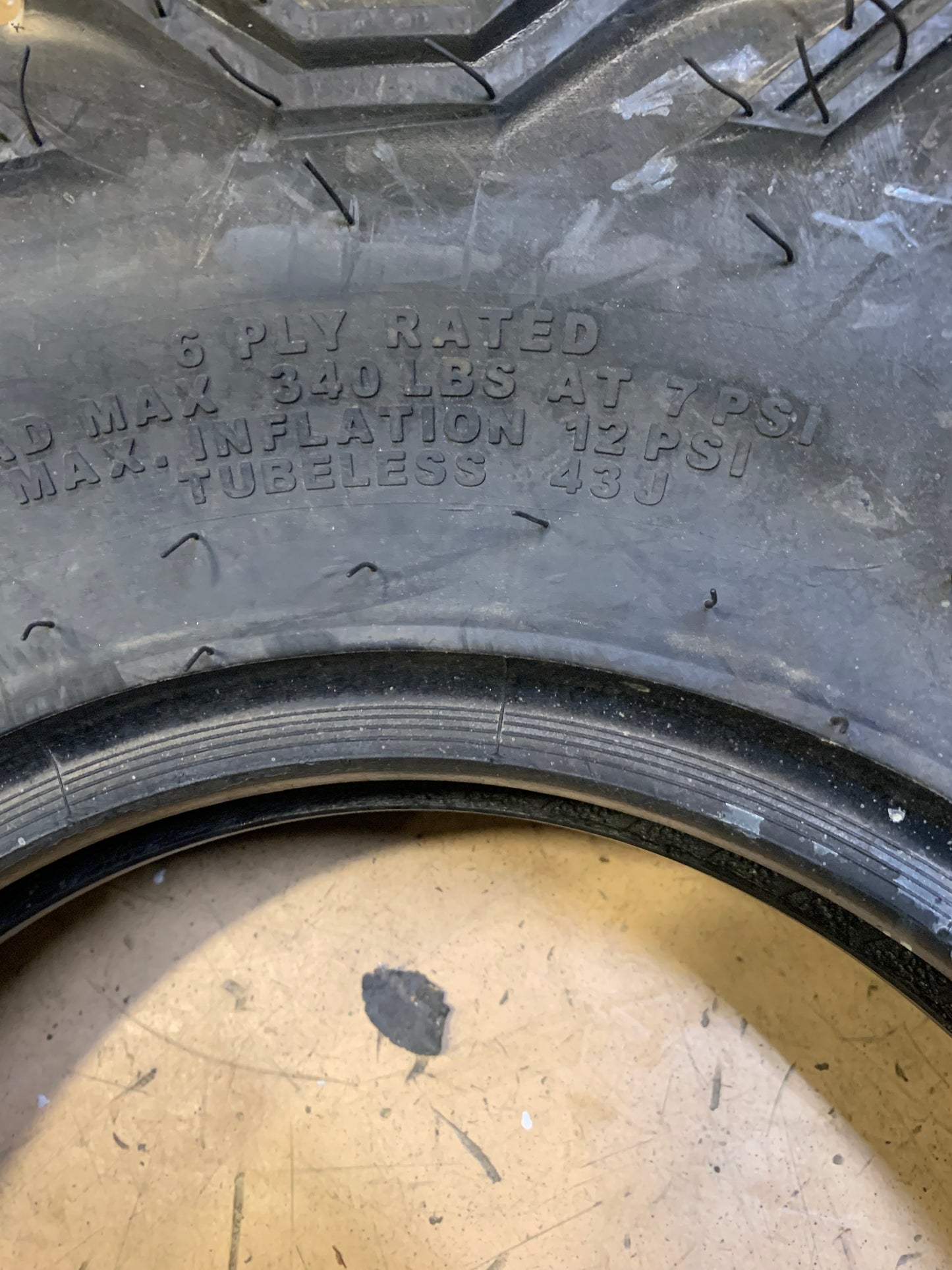 MASSFX SL506 BSW AT  25 8 12 43J 6PLY ATV/UTV TIRE QL25812