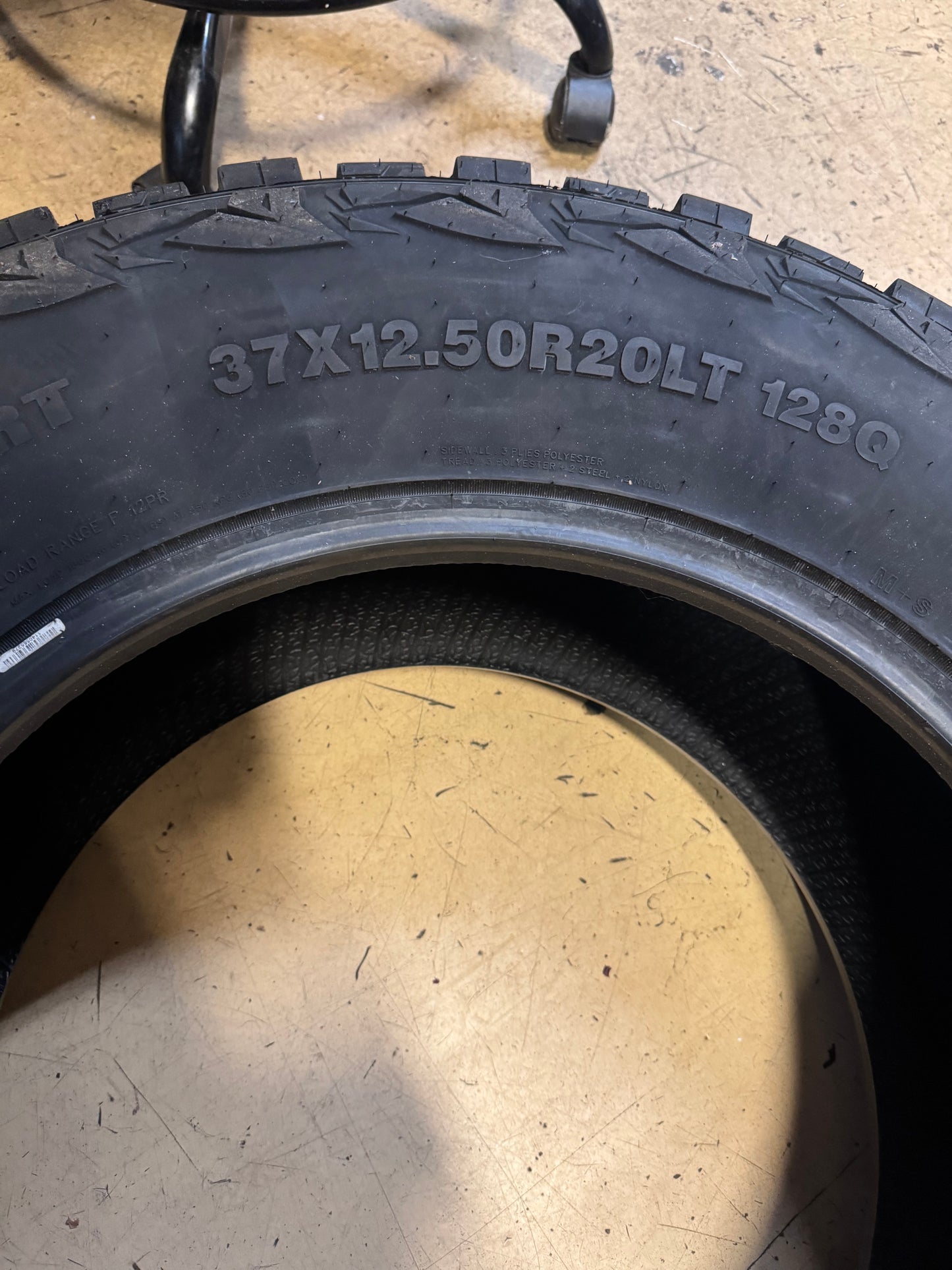 PREDATOR NEW MUTANT X-RT BSW LT 37 12.5 20 128Q 12PLY ALL TERRAIN TIRE PRXRT37