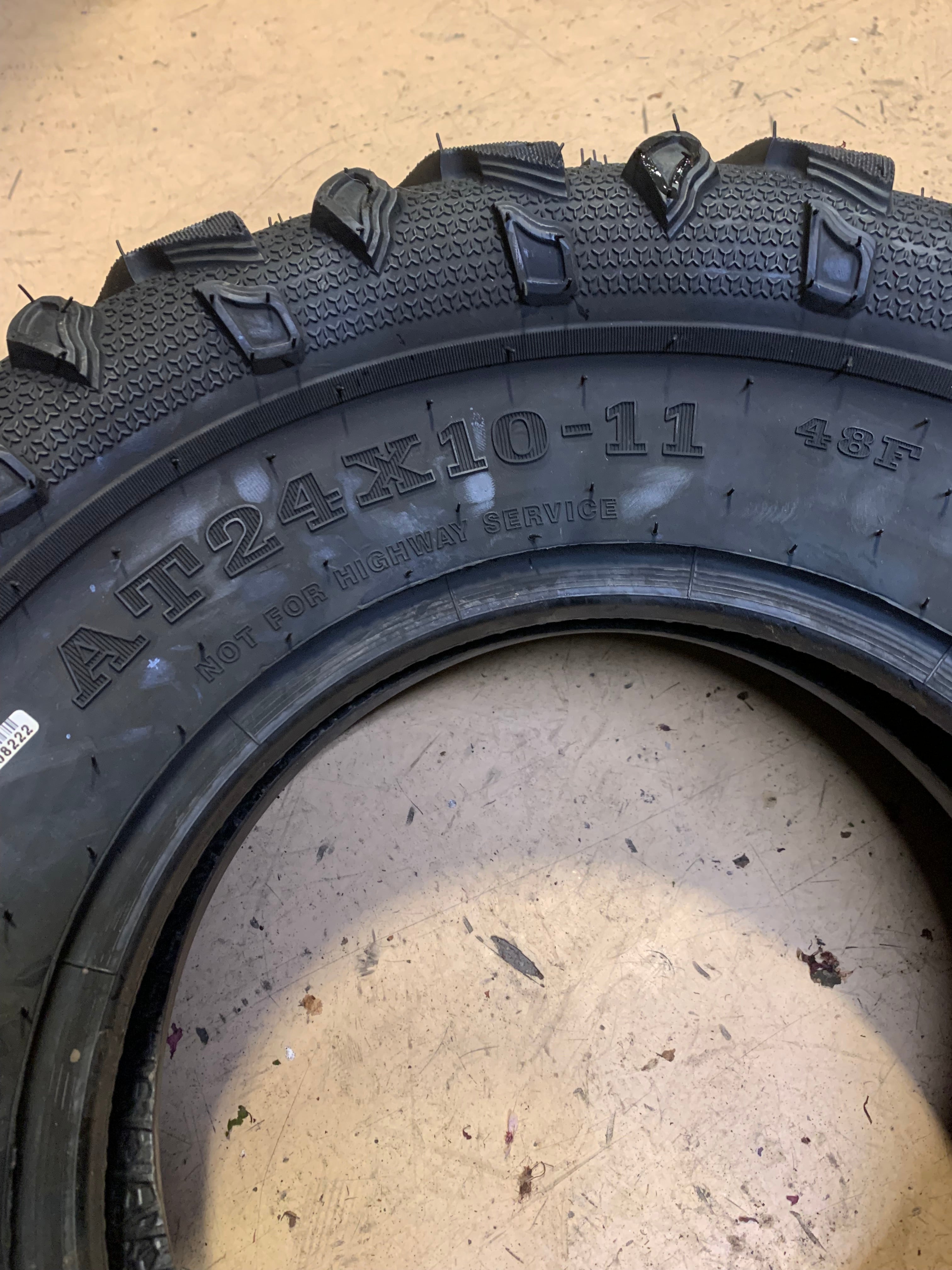 MASSFX GRINDER  BSW AT 24 10 11 48F 6 PLY FRONT ATV/UTV TIRE MG24812