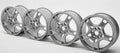 4 GENUINE PORSCHE CARRERA 997 8X19 11X19 STAGGARD WHEEL SET 99736215600 99736216201