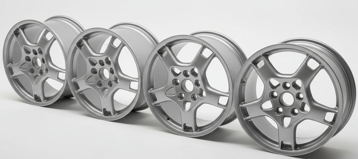 4 GENUINE PORSCHE CARRERA 997 8X19 11X19 STAGGARD WHEEL SET 99736215600 99736216201