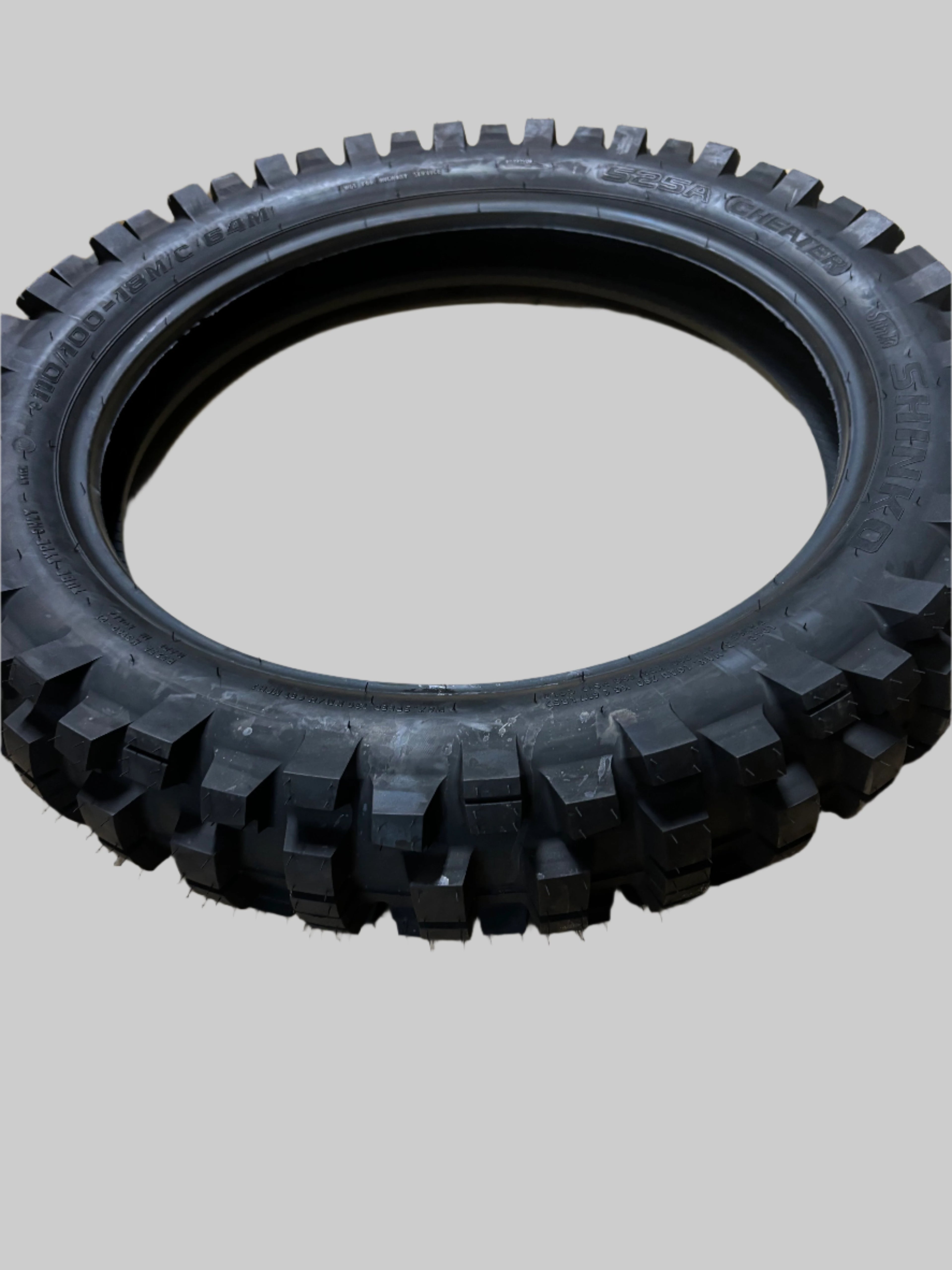 SHINKO 525 CHEATER 110 100 18 64M REAR MOTORCYCLE TIRE 87-4326S