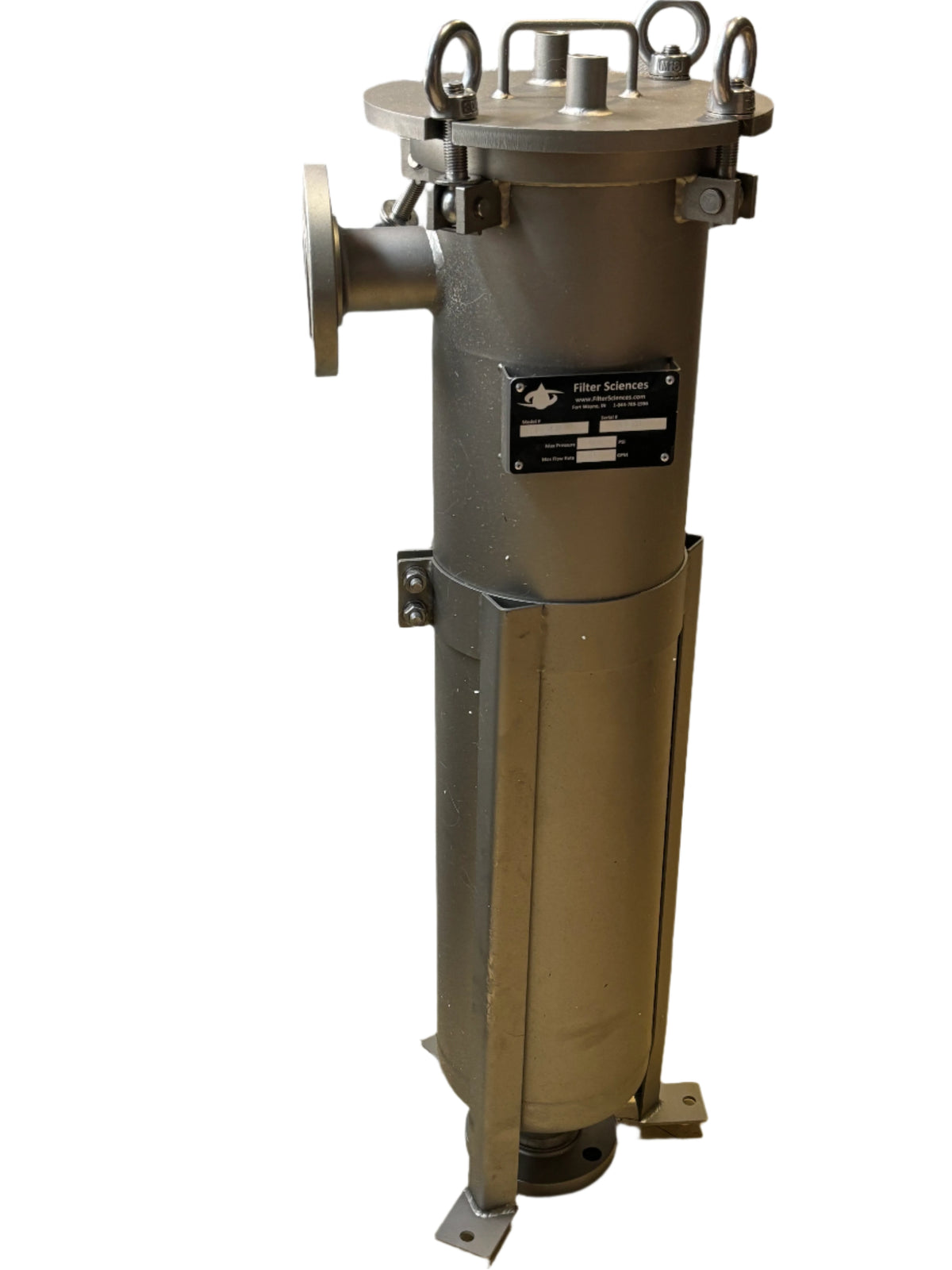 FILTER SCIENCE SINGLE BAG #2 FILTER HOUSING 150 PSI 200 GPM FSII-B4SB2