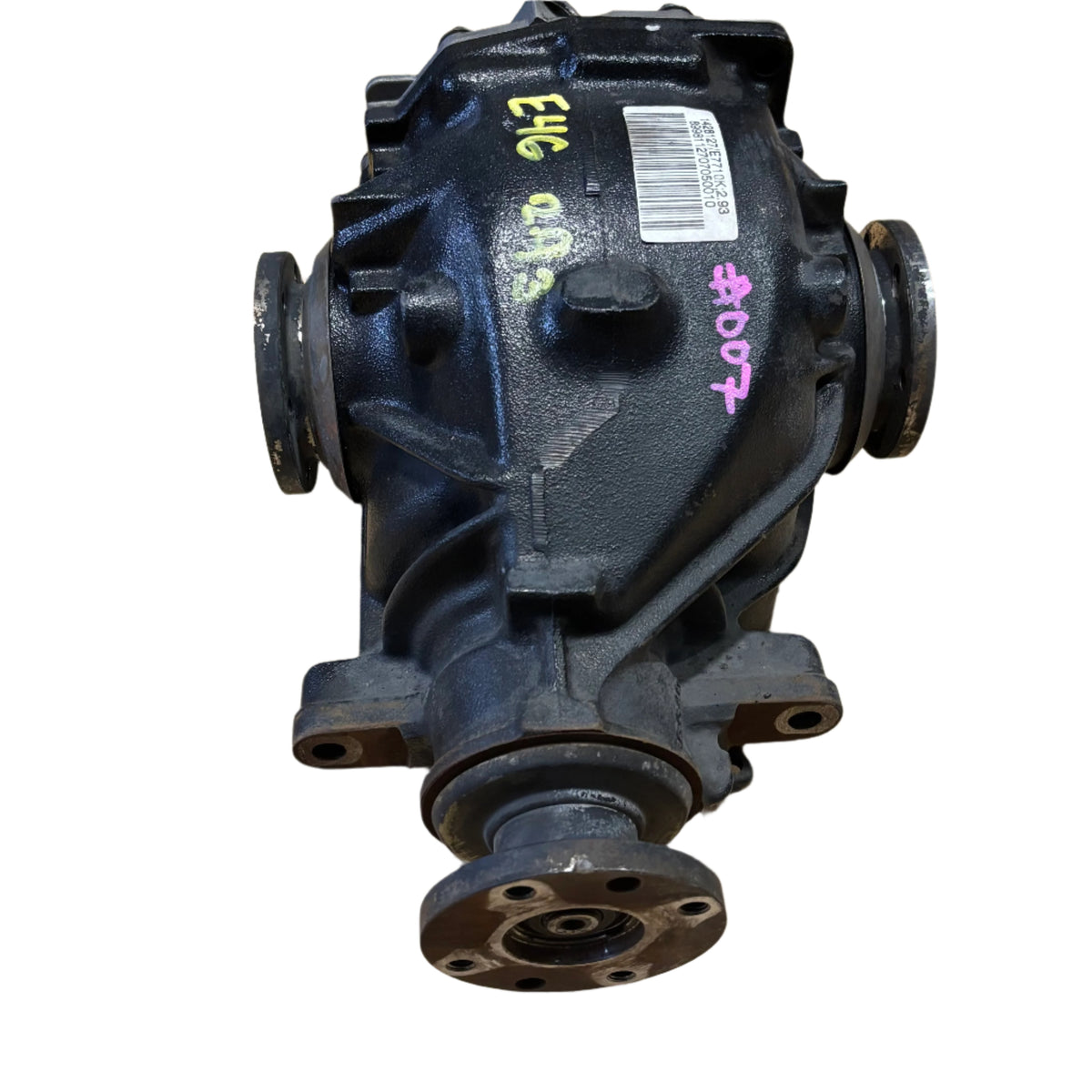 USED BMW REAR OPEN DIFFERENTIAL MANUAL TRANS E46 2.93 RATIO 1428127