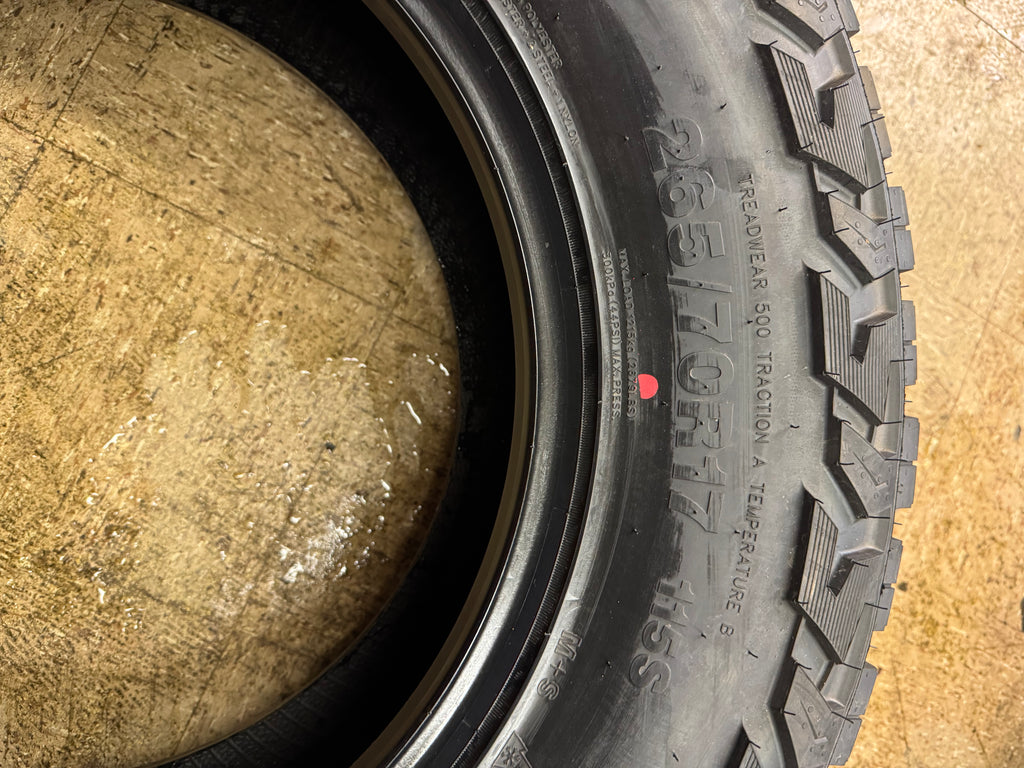 VENOM POWER TRAIL HUNTER R/T RWL P 265 70 17 115S RUGGED TERRAIN TIRE CVPTHRT29R