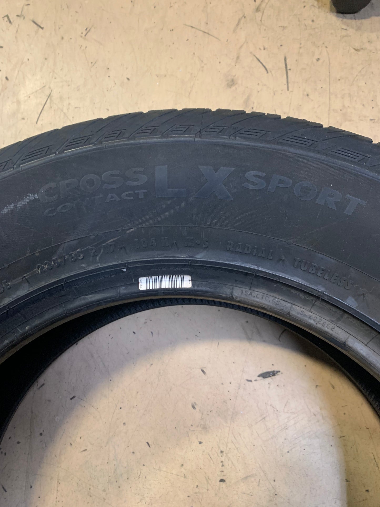 CONTINENTAL CROSSCONTACT LX SPORT BSW P 235 65 17 104H ALL SEASON TIRE 03592320000
