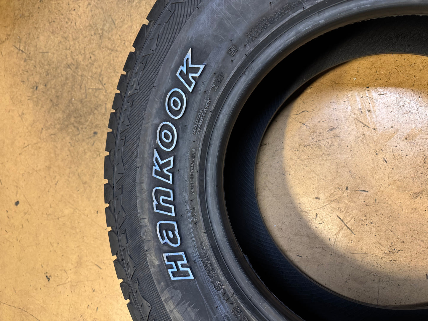NOS HANKOOK DYNAPRO AT2 OWL LT 31 10.5 15 109S 6PLY ALL TERRAIN TIRE 2020995