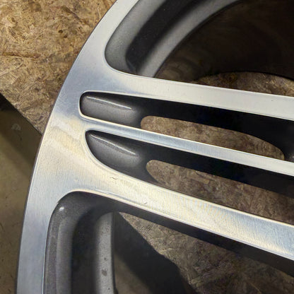 USED PORSCHE 997 TURBO 19X8.5 ET56 5X130 GUNMETAL GRAY MACHINED FACE 997 352 156 05