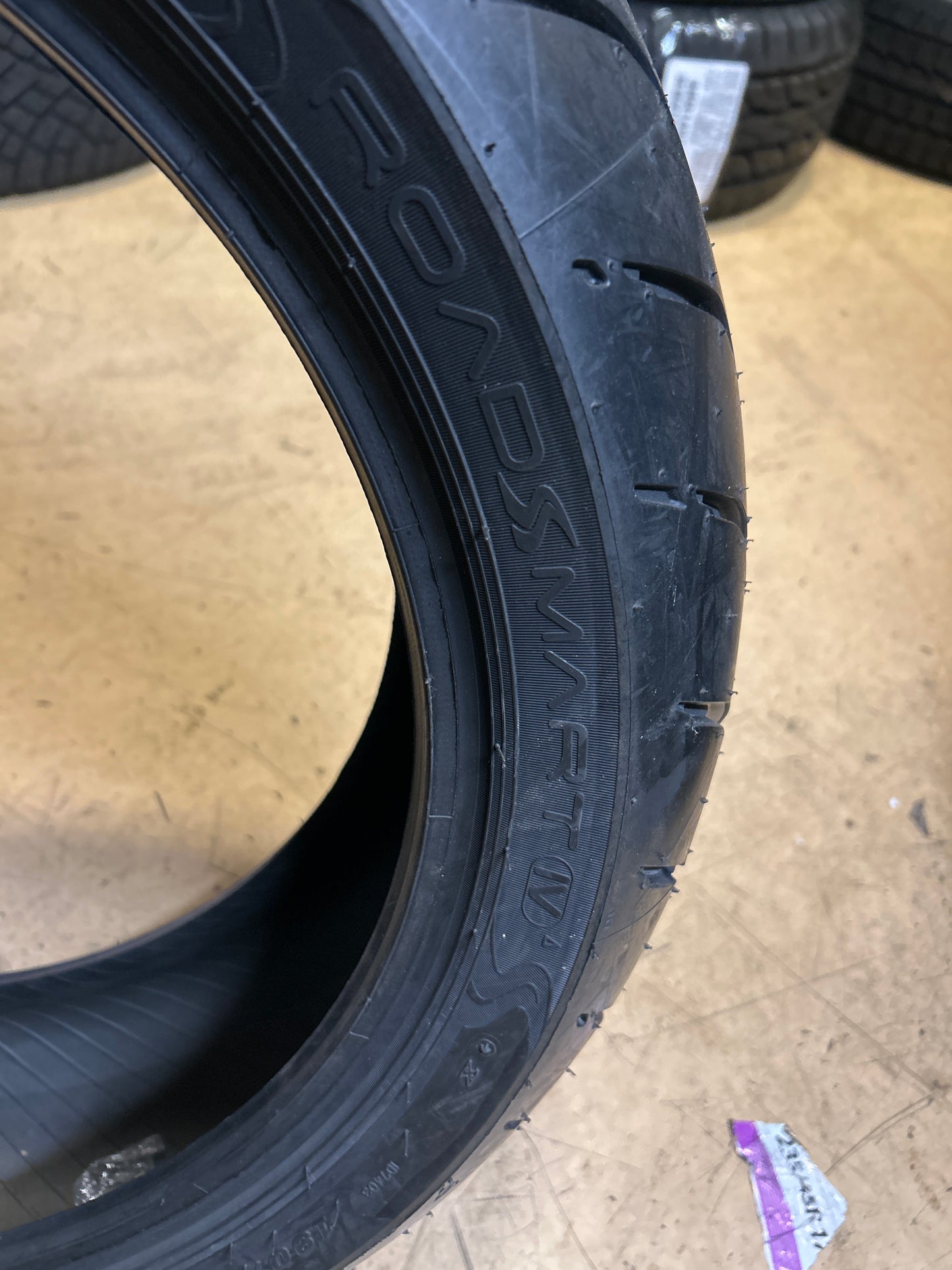 DUNLOP SPORTSMAX ROADSMART IV BSW 190 55 17 75W REAR TIRE 45253306
