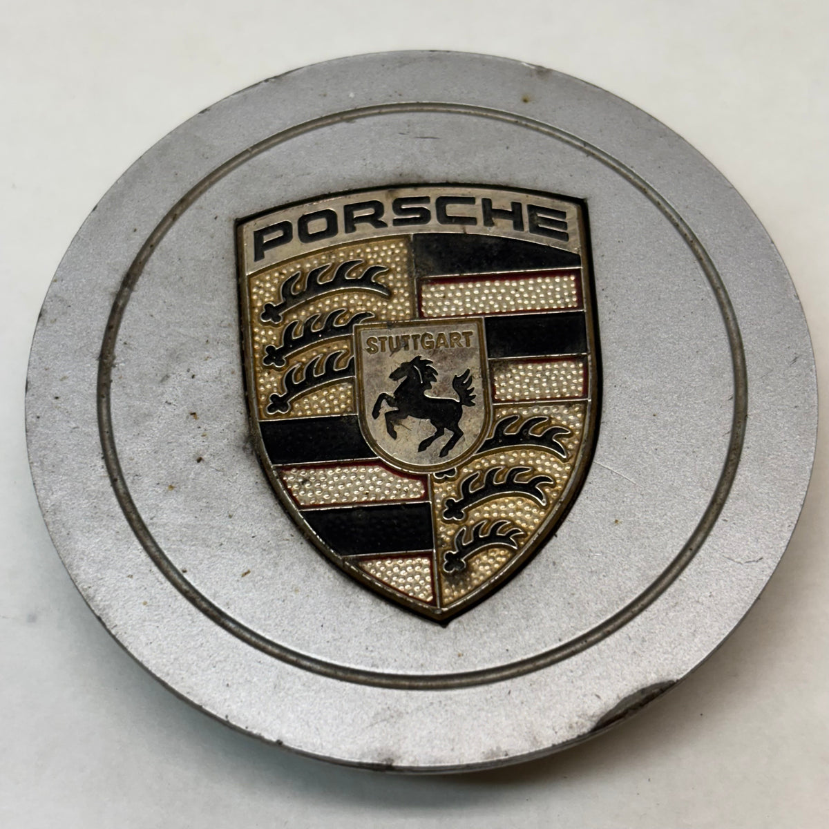 4 PORSCHE 911 / 928 / 944 OEM ALLOY WHEEL FUCHS CENTER CAP