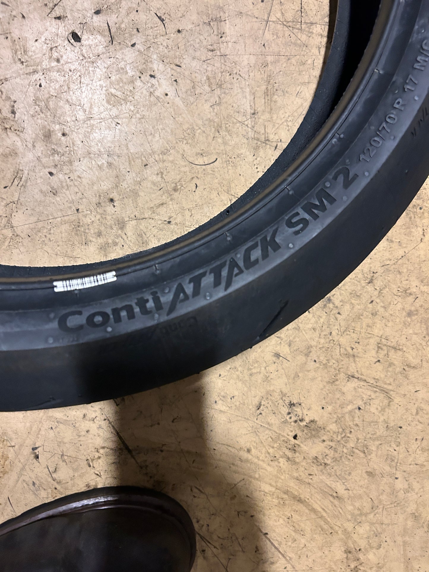 CONTINENTAL CONTI ATTACK SM 2 120 70 17 58H FRONT MOTORCYCLE TIRE 0244774000