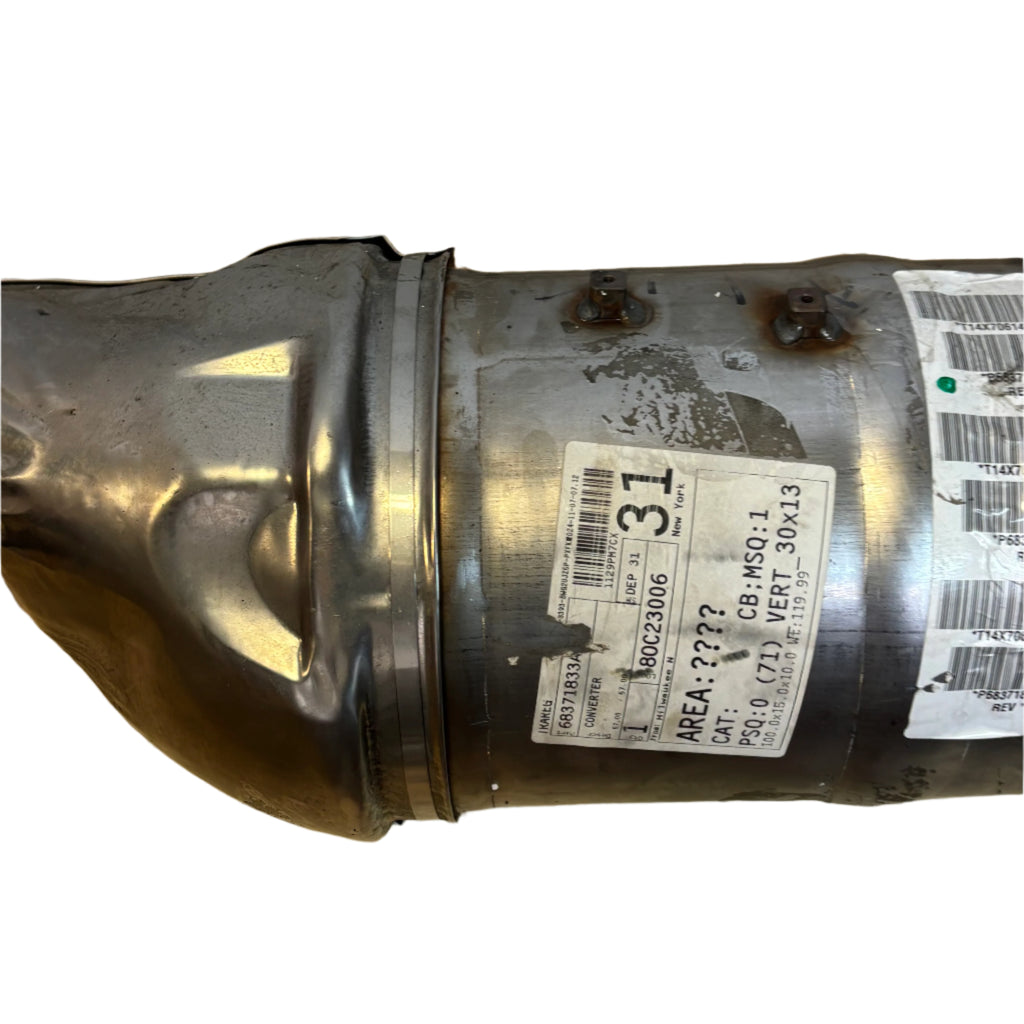 GENUINE MOPAR CATALYTIC CONVERTER 17-18 RAM 2500 3500 6.7L L6 68371833AA
