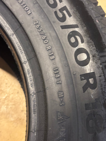 CONTINENTAL VIKINGCONTACT 7 P 265 60 18 114T XL SNOW WINTER TIRE 04400370000