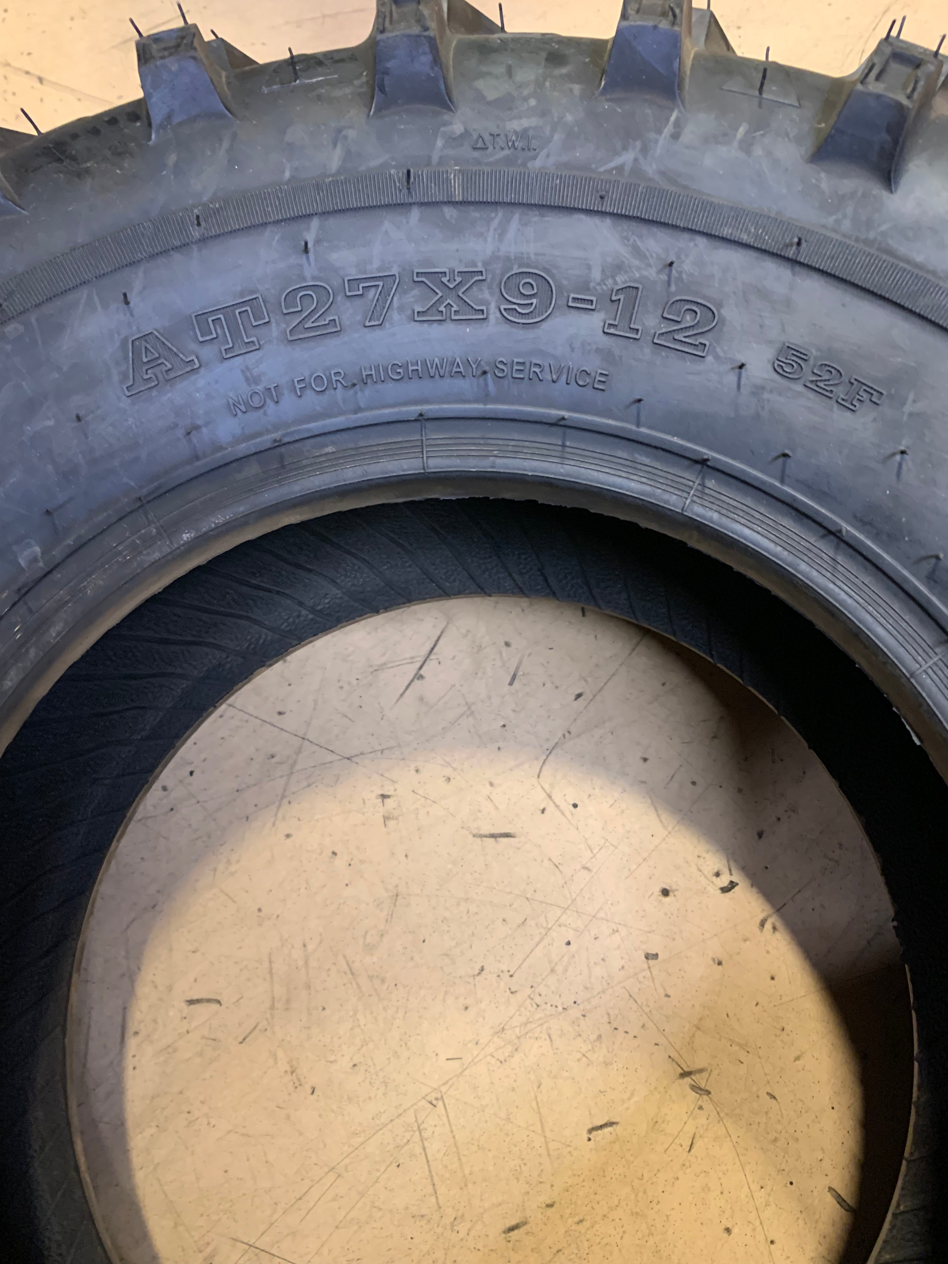 ROADGUIDER MARS BSW AT 27 9 12 52F 6PLY ATV/UTV TIRE 5F0F1C0001