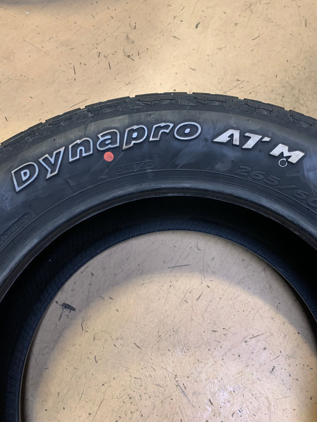 (KSL ONLY) 4 HANKOOK DYNAPRO ATM OWL P 265/60R18 110T ALL TERRAIN TIRE 1021749