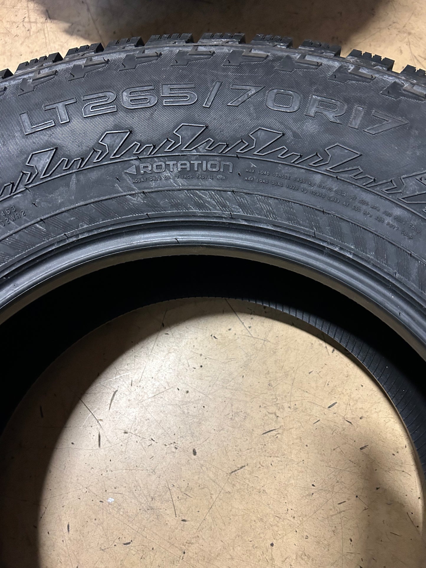 NOKIAN HAKKAPELIITTA LT3 STUDDED LT 265 70 17 121/118Q 10PLY WINTER TIRE TS32400