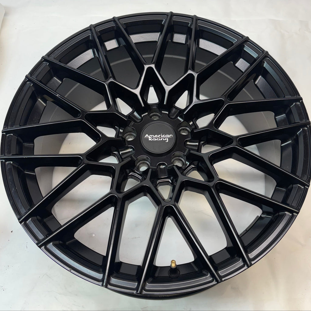 AMERICAN RACING AR927 BARRAGE SATIN BLACK WHEEL 20X9 ET35 5x114.3 AR92729012735