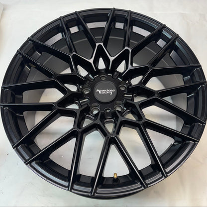 AMERICAN RACING AR927 BARRAGE SATIN BLACK WHEEL 20X9 ET35 5x114.3 AR92729012735
