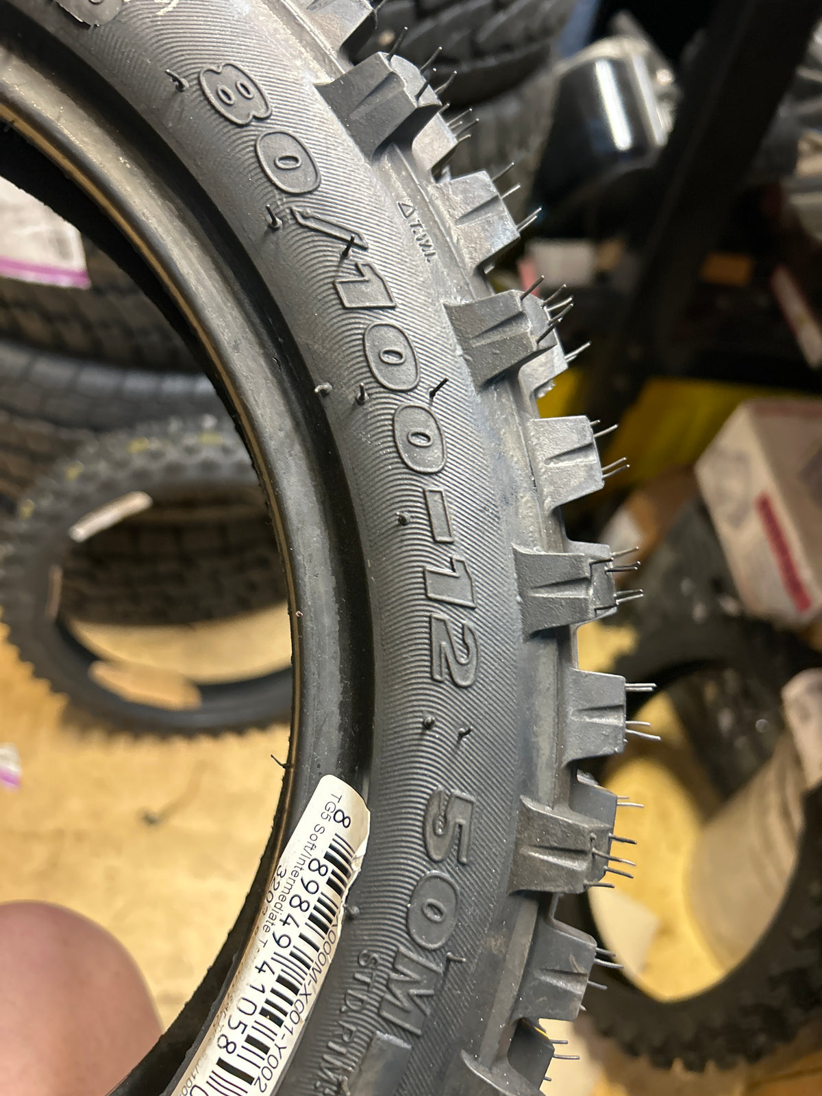 ARTRAX TOUGH GEAR-R BSW 80 100 12 50M SCOOTER TIRE 320380100120