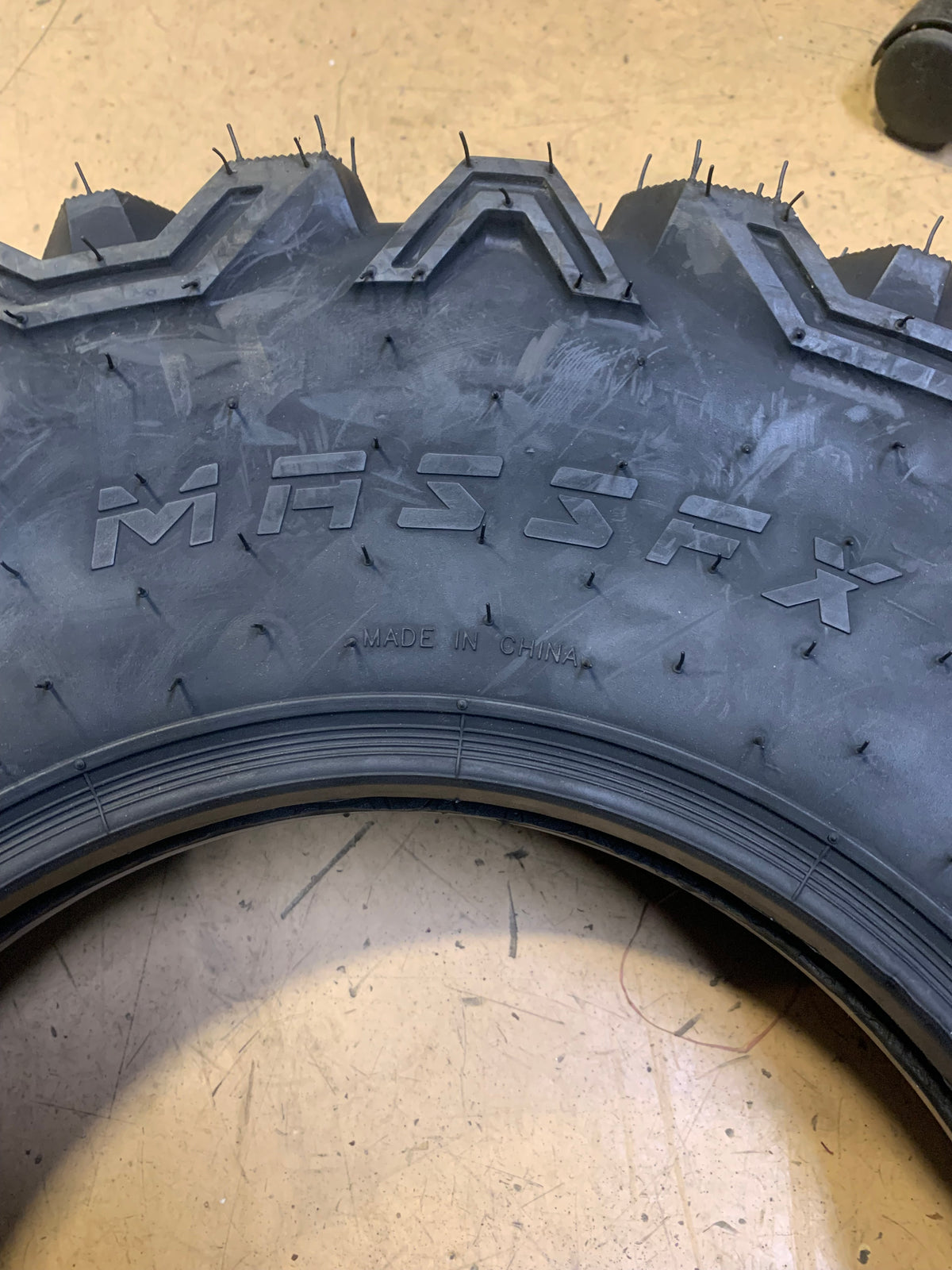 MASSFX BSW AT 25 8 12 43F 6PLY FRONT BLOCK TREAD ATV/UTV TIRE QL25812