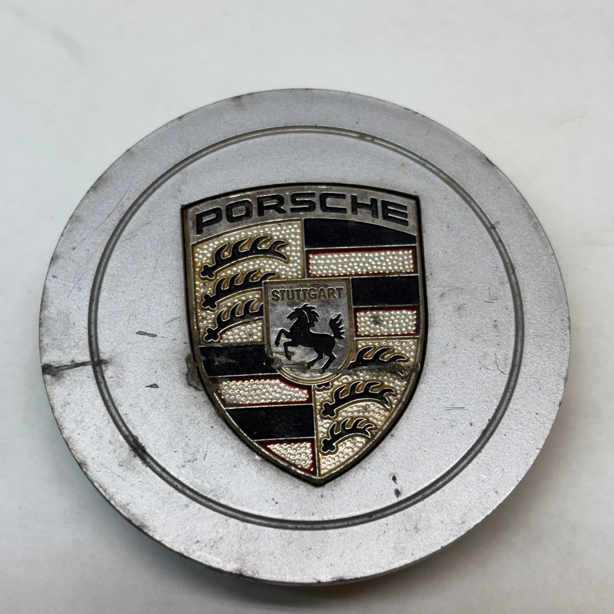 4 PORSCHE 911 / 928 / 944 OEM ALLOY WHEEL FUCHS CENTER CAP