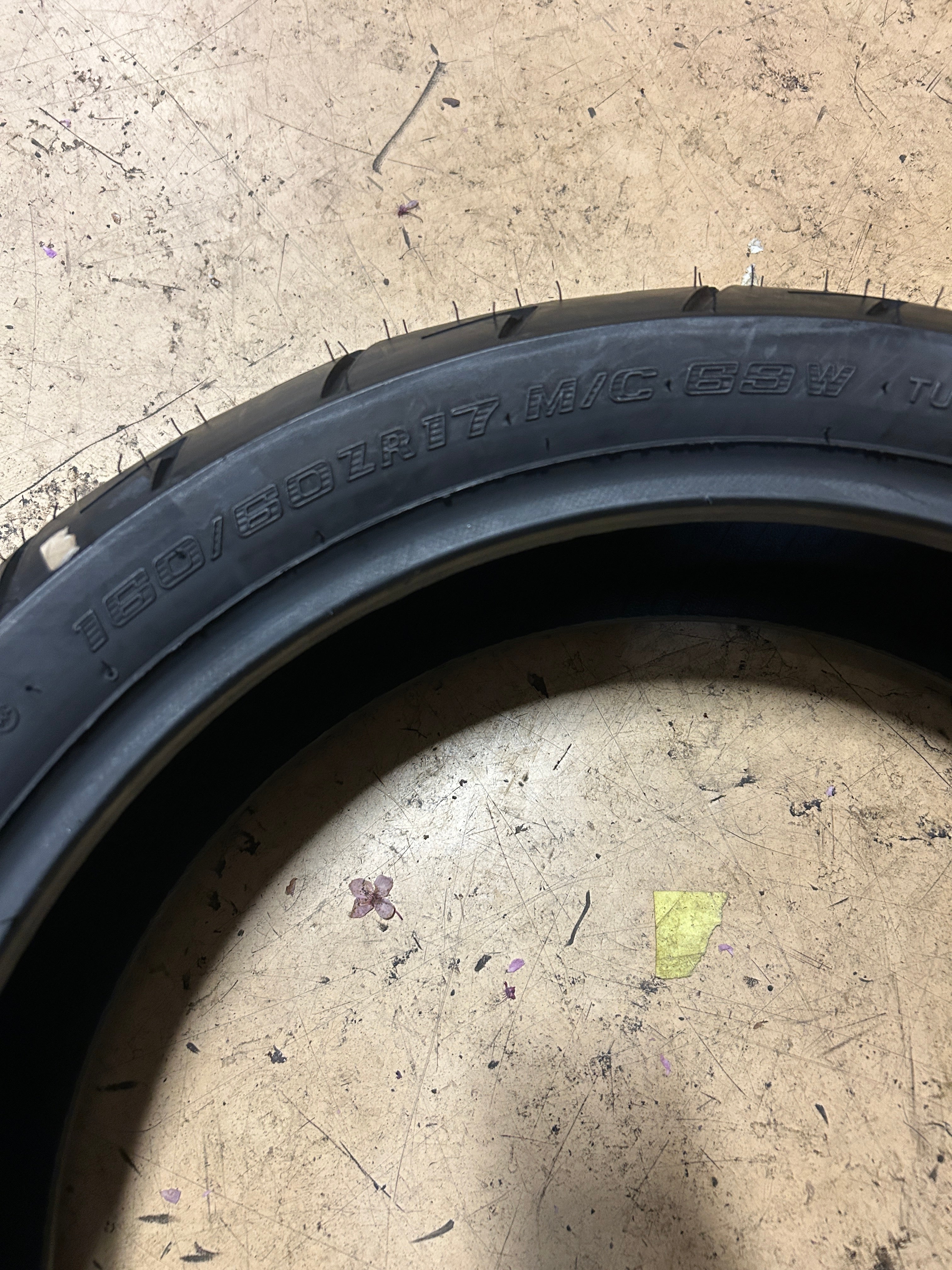 SHINKO R009RR BSW 160 60 17 69W REAR MOTORCYCLE TIRE 874045