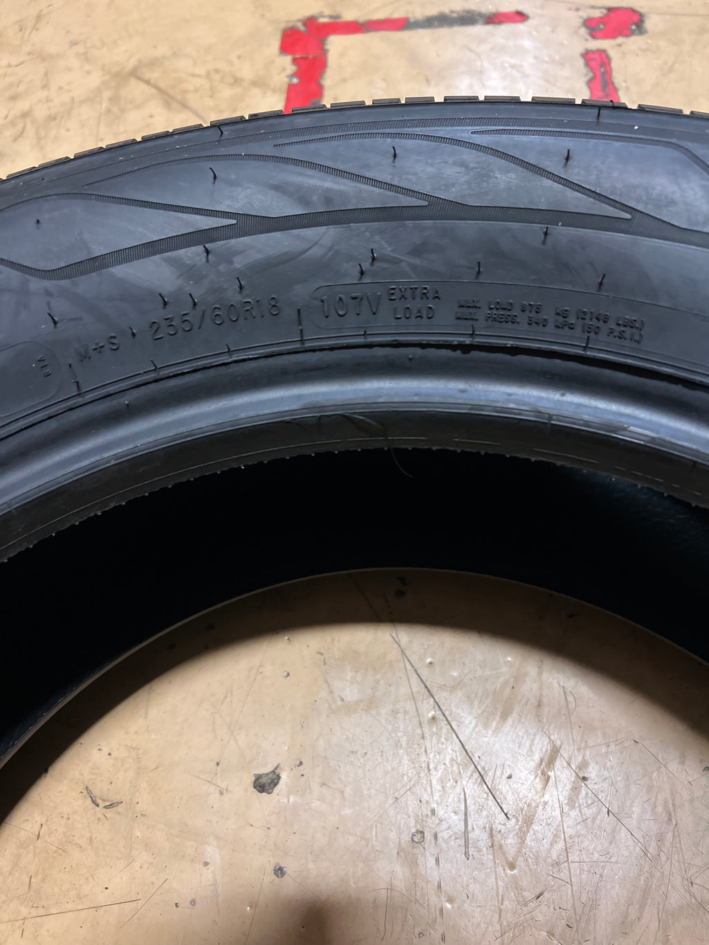 2 COOPER PROCONTROL P 235 60 18 107V XL ALL SEASON TIRE 166483021
