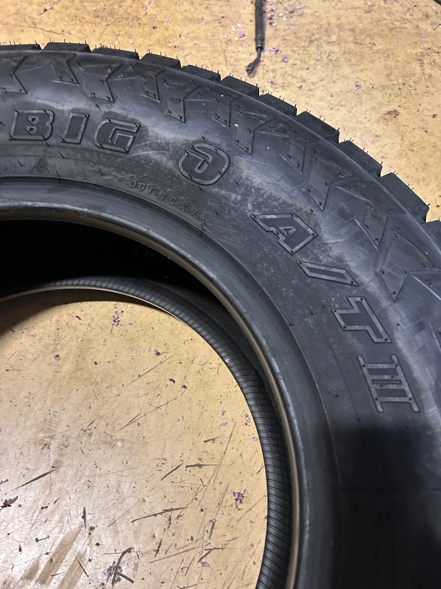 2 BIG O BIG FOOT A/T II BSW LT 265 70 17 121/118R 10PLY ALL TERRAIN TIRE BIGII2657017