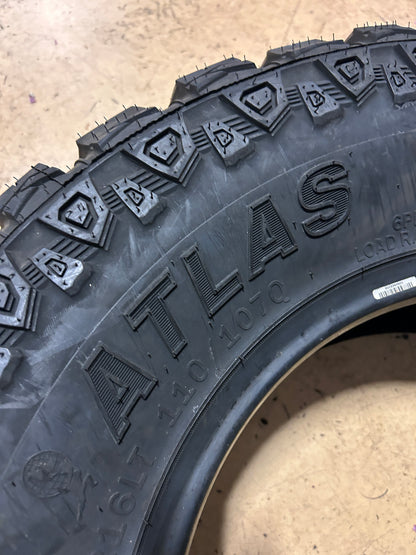 ATLAS PARALLER M/T BSW LT 265 70 16 110/107Q 6PLY MUD TIRE 221020961