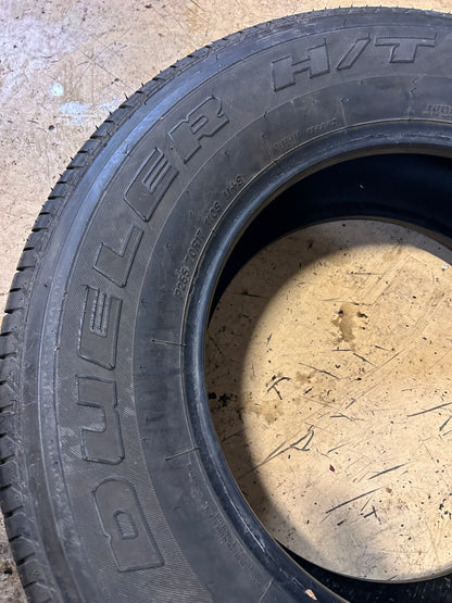 NOS BRIDGESTONE DUELER H/T 684 II BSW P 255 70 17 110S ALL SEASON TIRE 002959