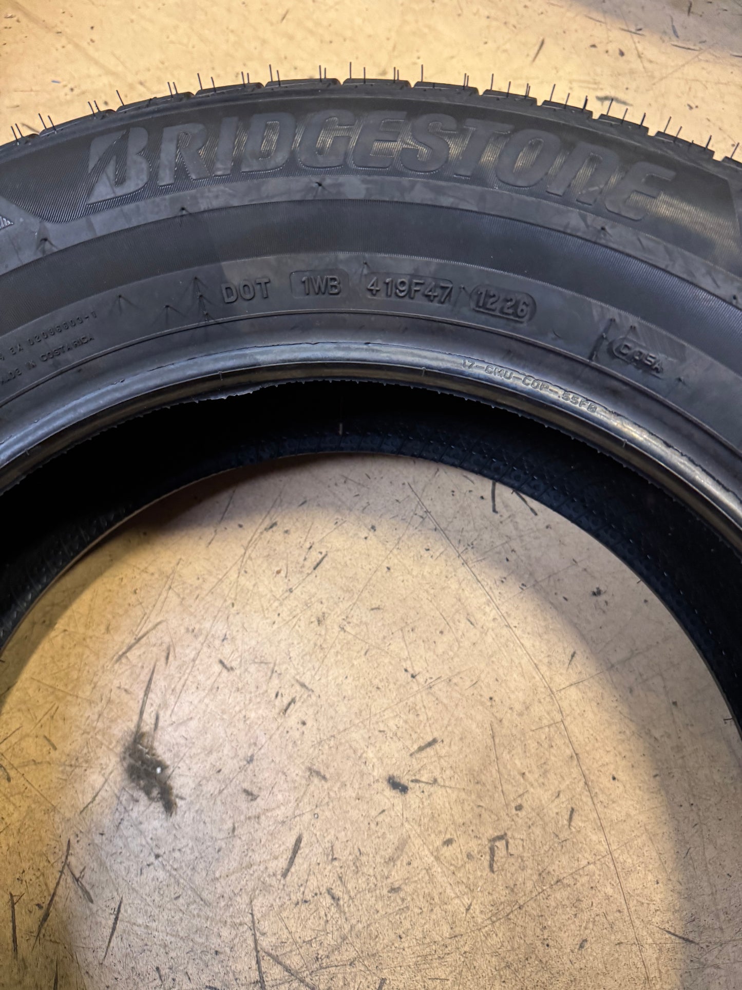 BRIDGESTONE WEATHERPEAK BSW P 225 60 17 99H ALL WEATHER TIRE 009645