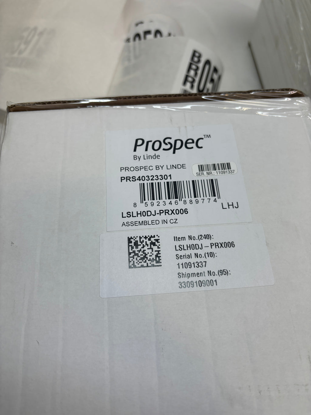 PROSPEC BY LINDE GAS REGULATOR MAX 300PSI MODEL PRS40323301 SERIAL:11091337