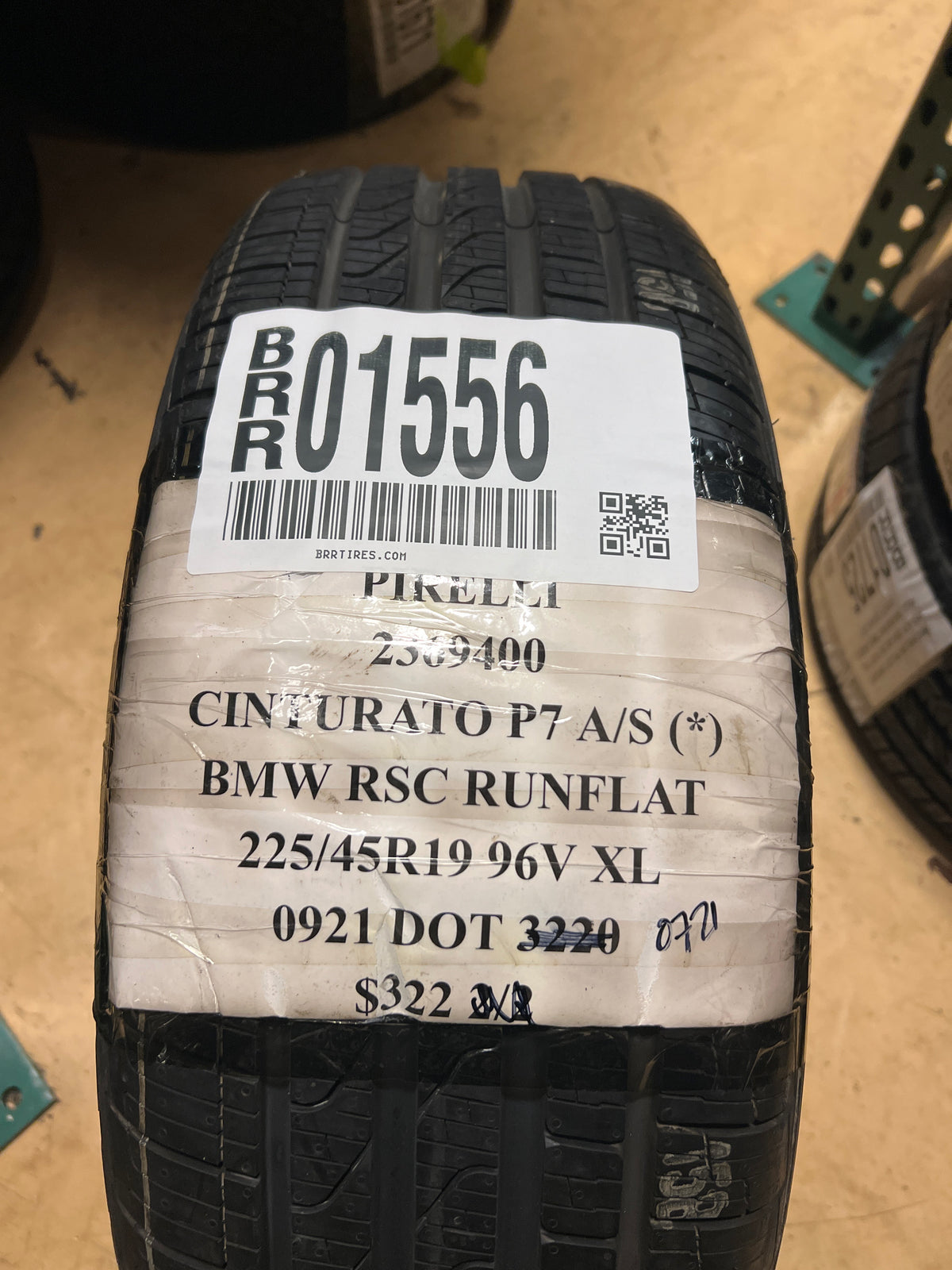 2 PIRELLI CINTURATO P7 A/S (*) BMW RSC RUNFLAT P 225 45 19 96V XL ALL SEASON TIRES 2369400