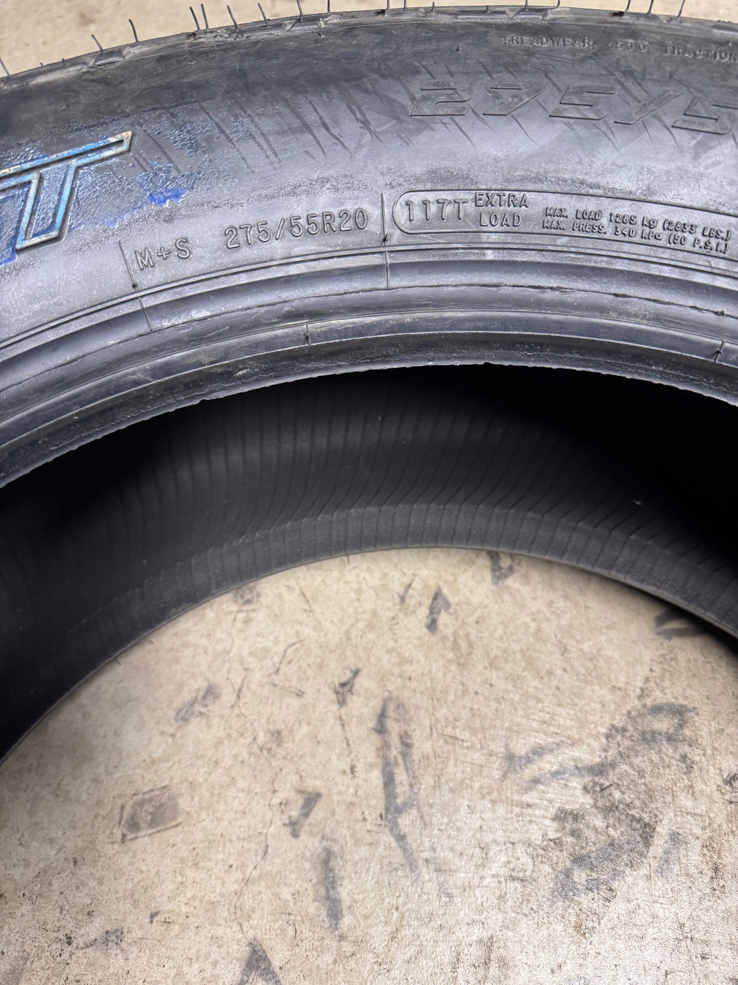 NOS MASTERCRAFT COURSER AXT2 OWL P 275 55 20 117T XL ALL TERRAIN TIRE 177043006