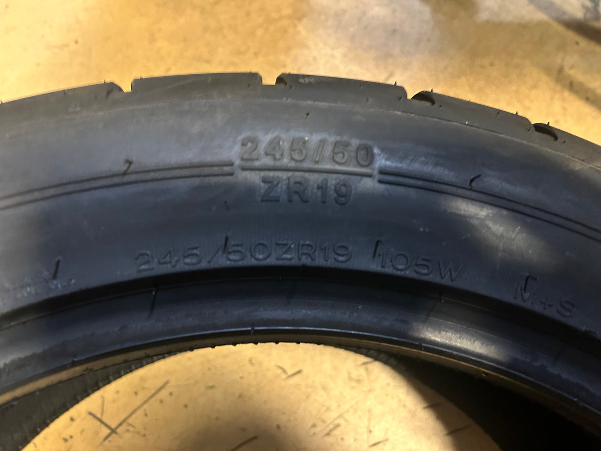 UNIROYAL POWER PAW A/S BSW P 245 50  19 105W XL ALL SEASON TIRE 02543