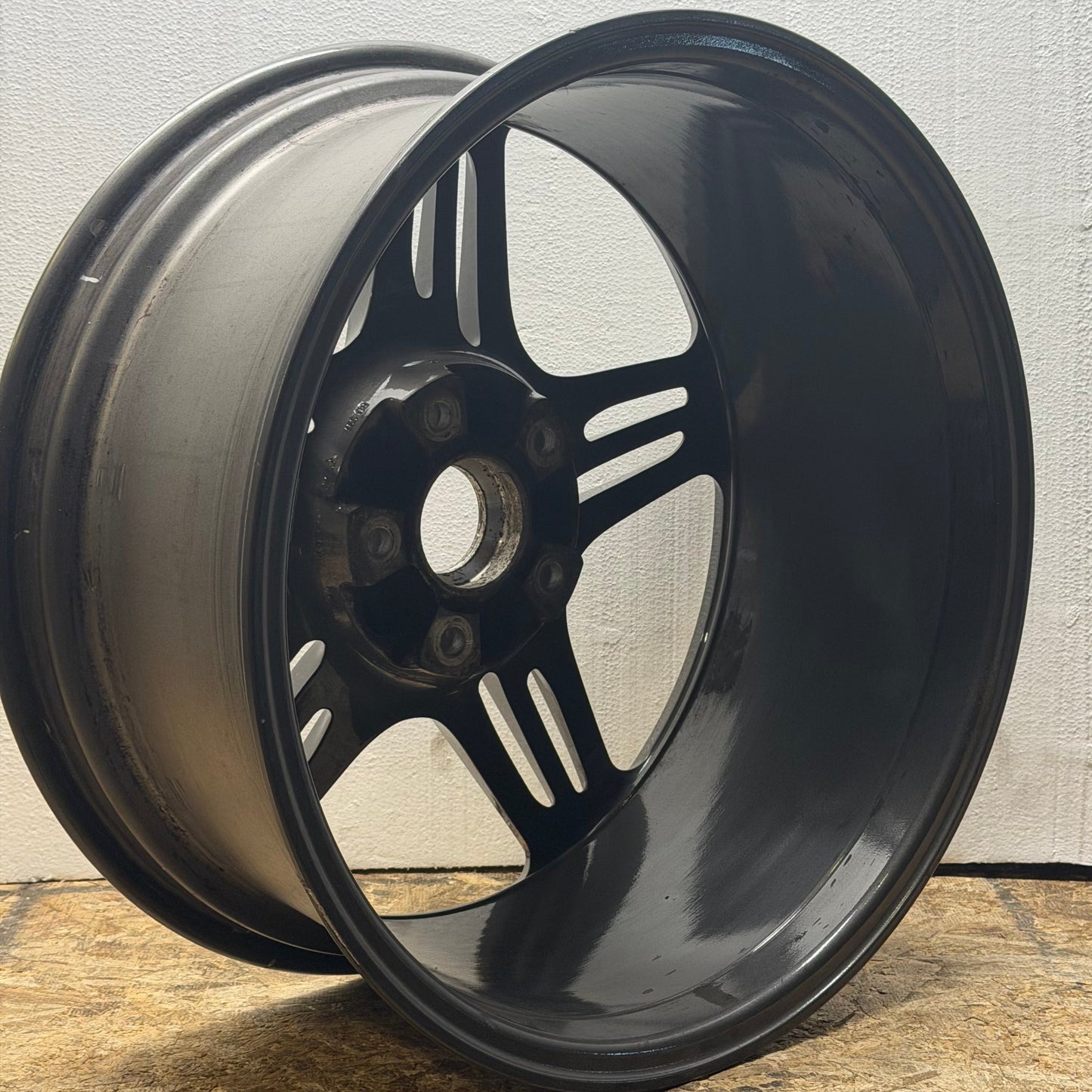USED PORSCHE 997 TURBO 19X8.5 ET56 5X130 GUNMETAL GRAY MACHINED FACE 997 352 156 05
