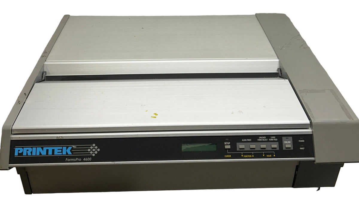 USED PRINTEK FORMSPRO 4600 DOT MATRIX PRINTER 92361