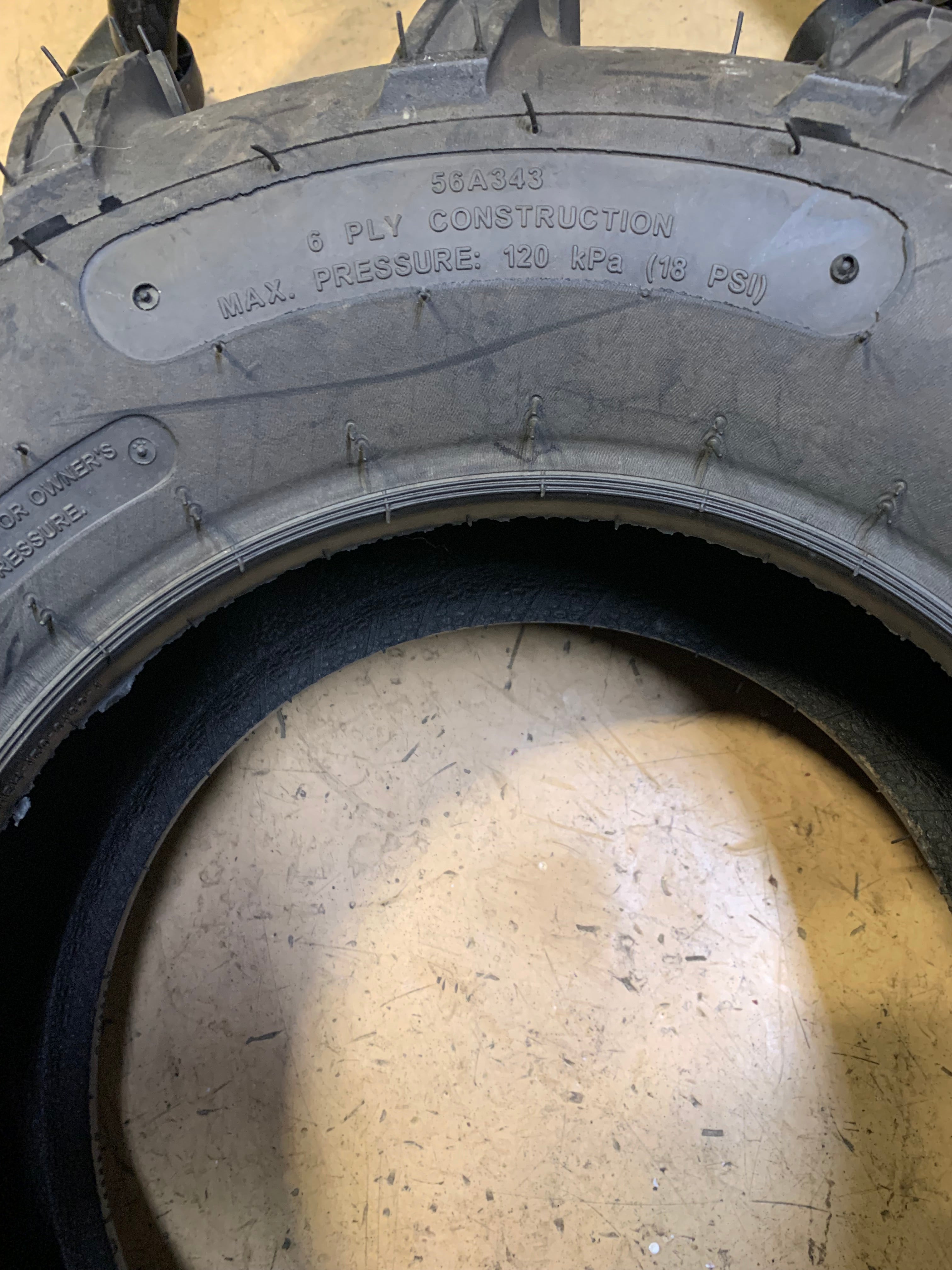 ITP MUD LITE BSW AT 26 10 12 6PLY 77F ATV/UTV TIRE ‎56A343