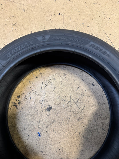 BRIDGESTONE BATTLAX RS12 BSW 190 55 17 75W REAR MOTORCYCLE TIRE 21250