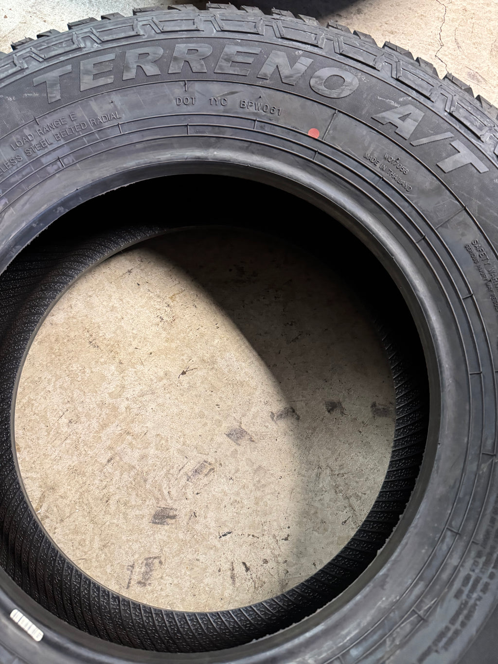 2 NOS FINALIST TERRENO A/T BSW LT 265 70 17 121/118S 10PLY ALL TERRAIN TIRE LLLT41